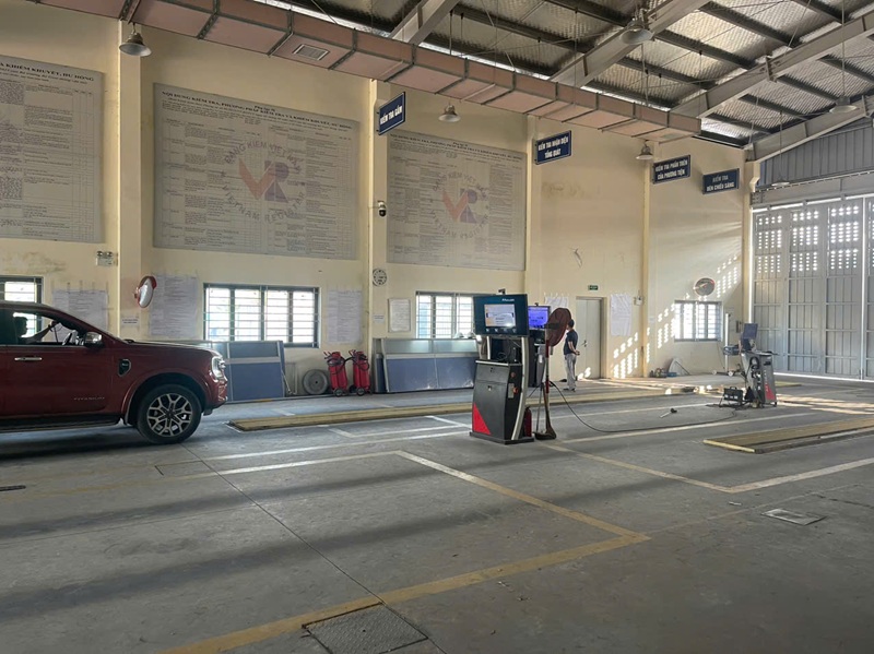 Dây chuyền đăng kiểm xe cơ giới